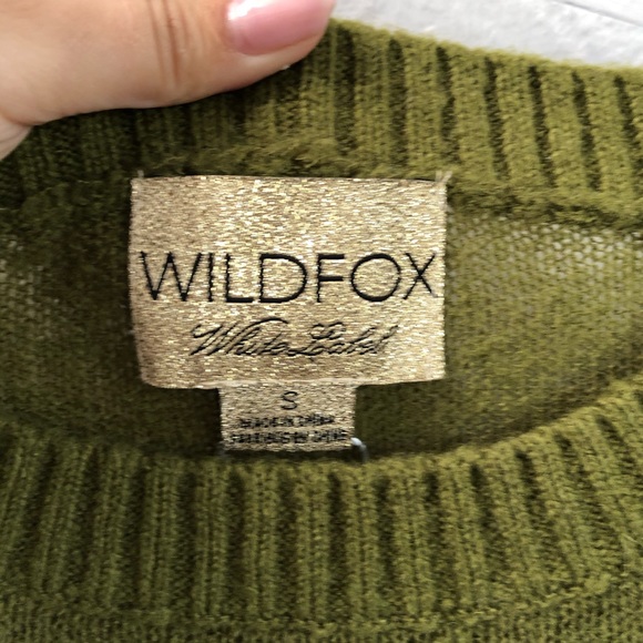 Wildfox White Label USA Sweater Tee Sequins Small - Picture 4 of 5